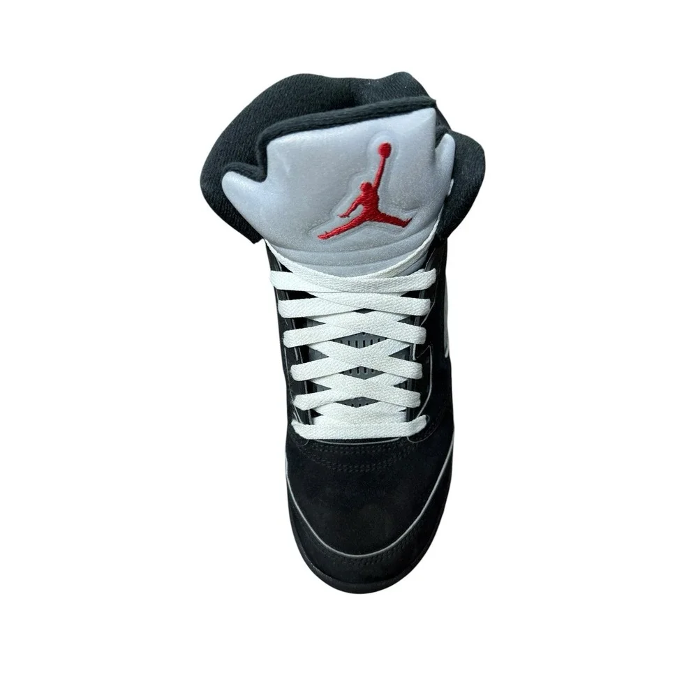 Nike Air Jordan 5 Retro OG Black Metallic Size 6.5Y (8 W) 2025 GS Reimagined